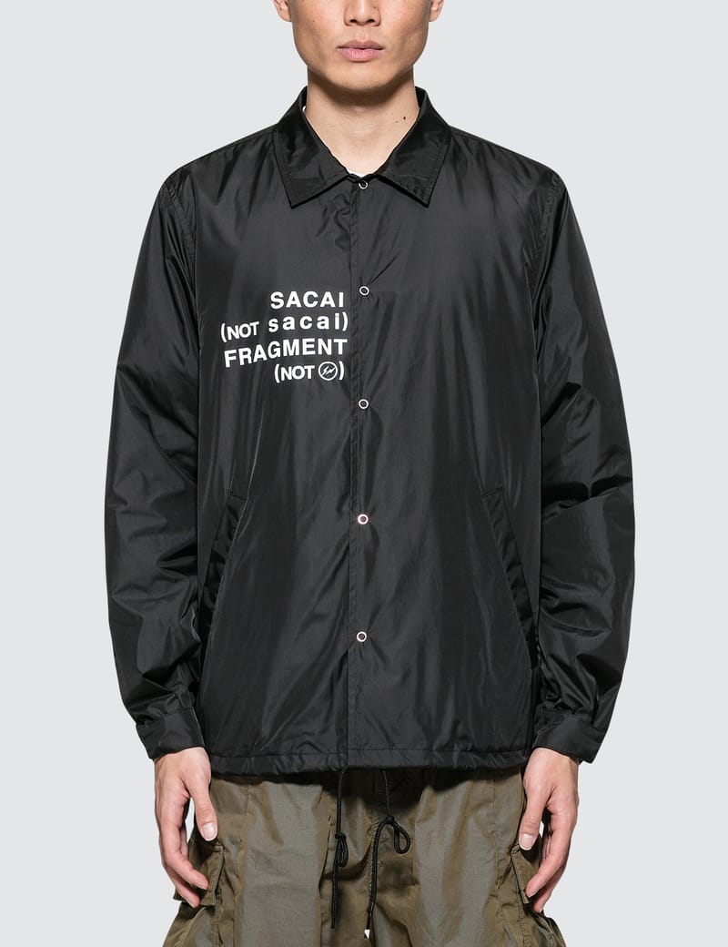 sacai ビーズ刺繍ケープ アーカイブ Sacai x Fragment Design - Sacai X Fragment Jacket | HBX