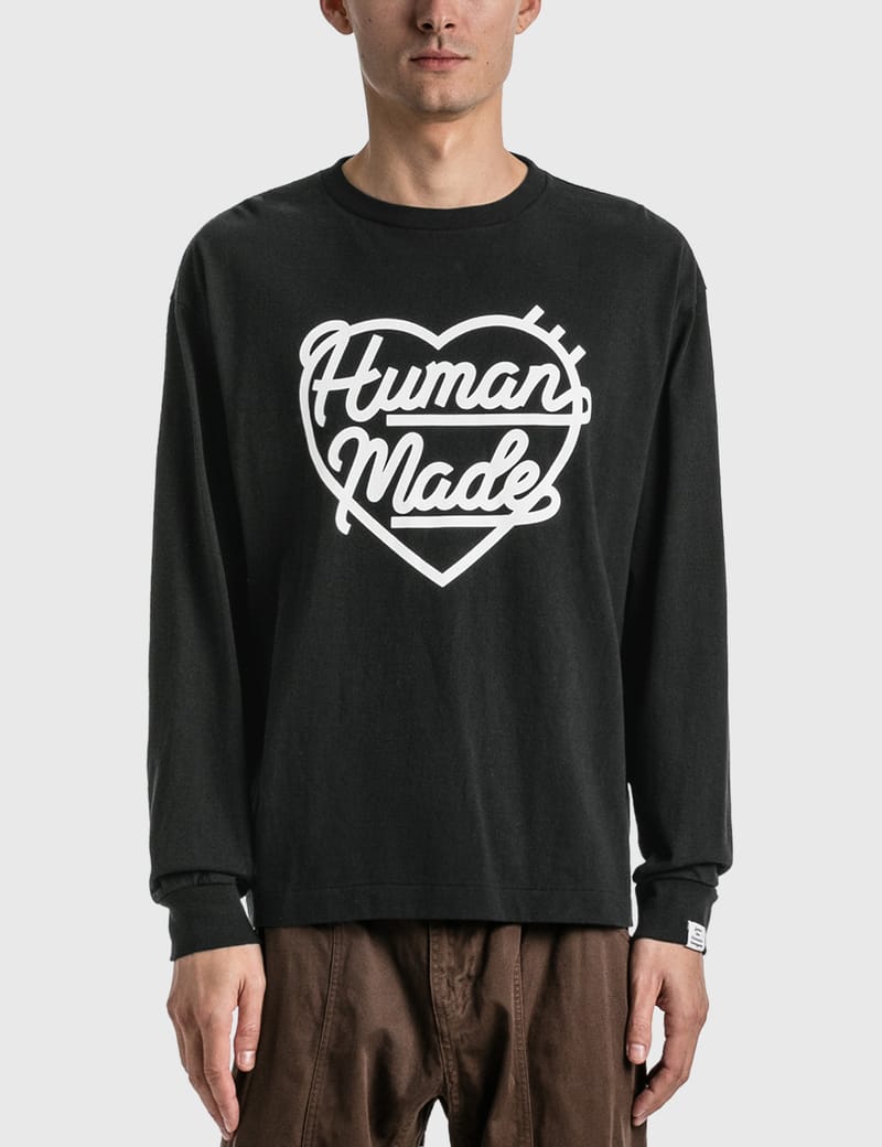 Human made Heart L/S T-shirt black