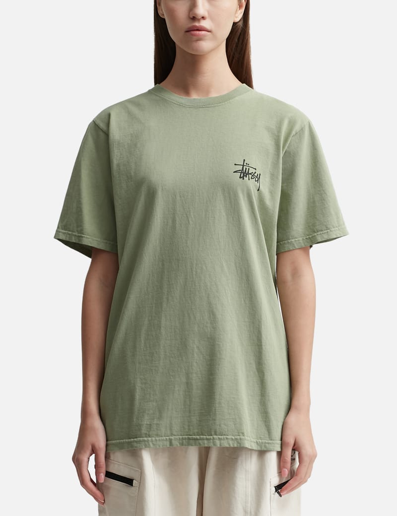 Stüssy - Basic Stüssy Pigment Dyed T-shirt | HBX - Globally