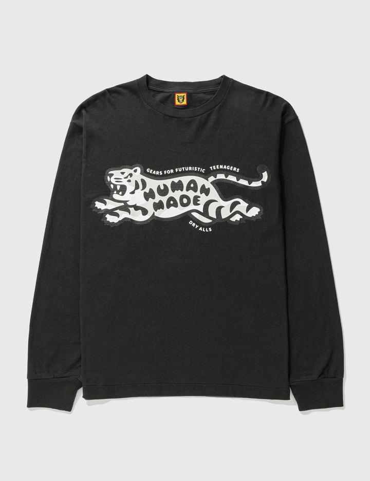 Tiger Hand Print Half Sleeve Shirt main image 0