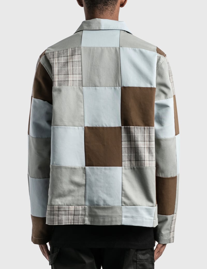 ジャケット・アウター Stussy check patchwork duffle jacket Stüssy - Patchwork Zip Jacket | HBX