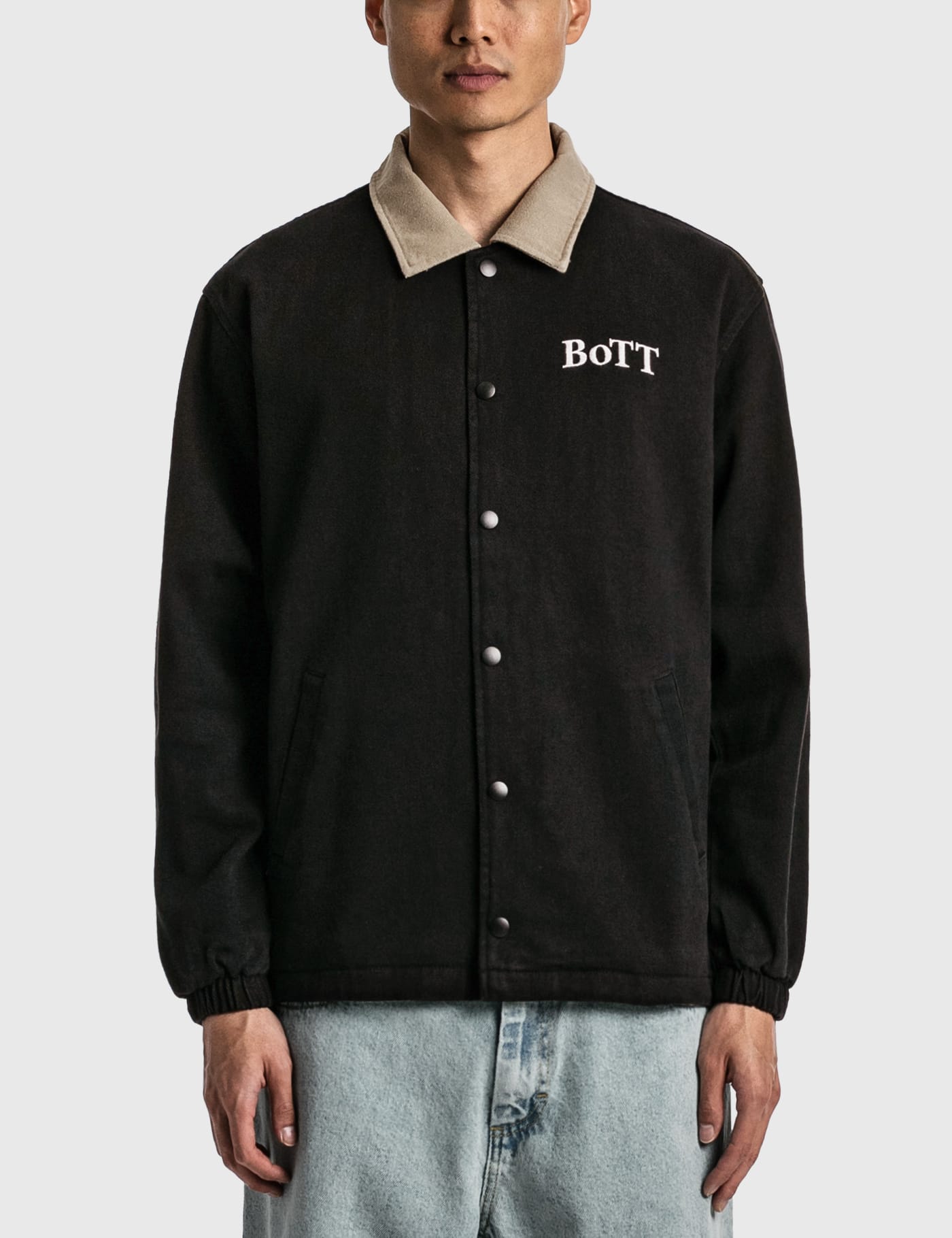 6,600円BoTT Heavy Twill Coach Jacket ブラック Mサイズ