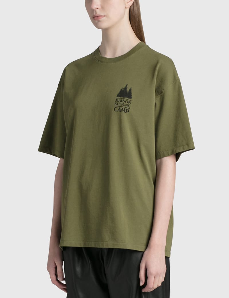 Maison Kitsuné - Mini MK Camp Loose T-shirt | HBX - Globally
