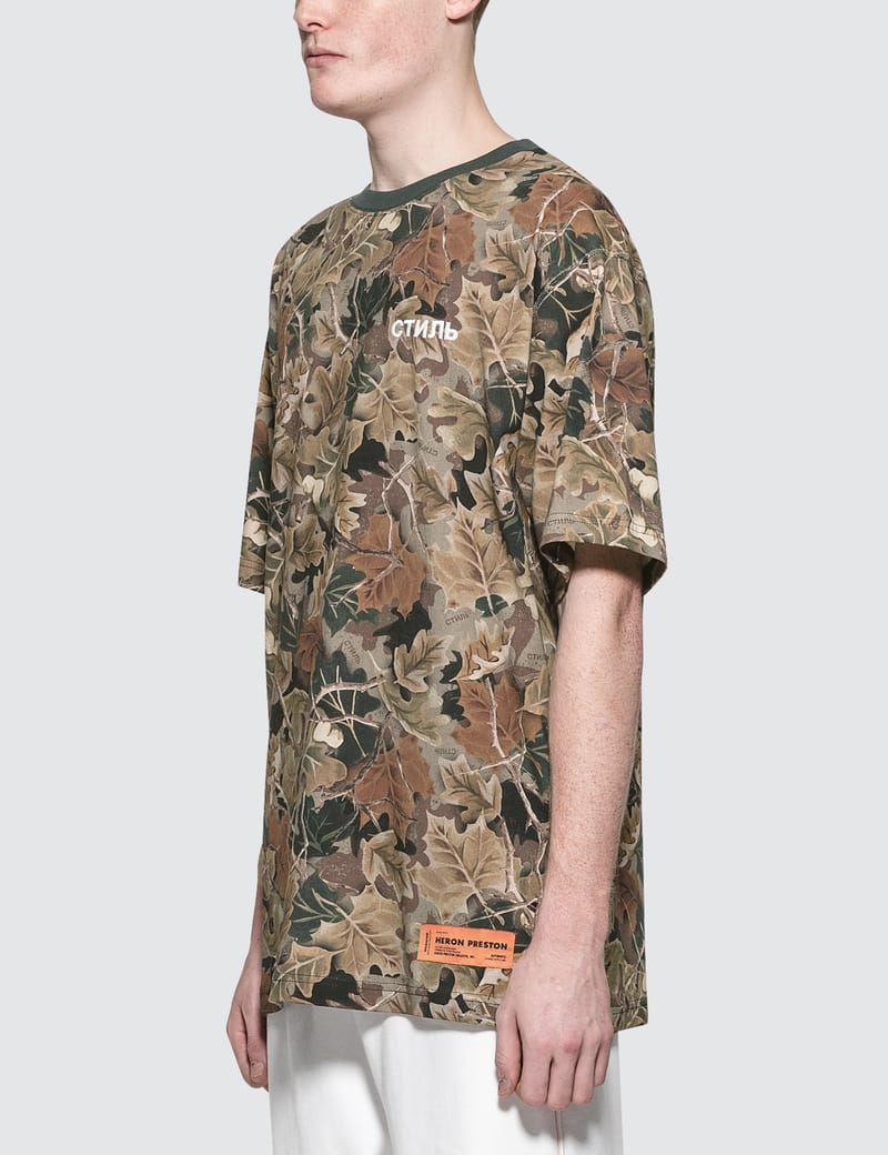 Heron Preston - P.figure Camo T-Shirt | HBX - Globally