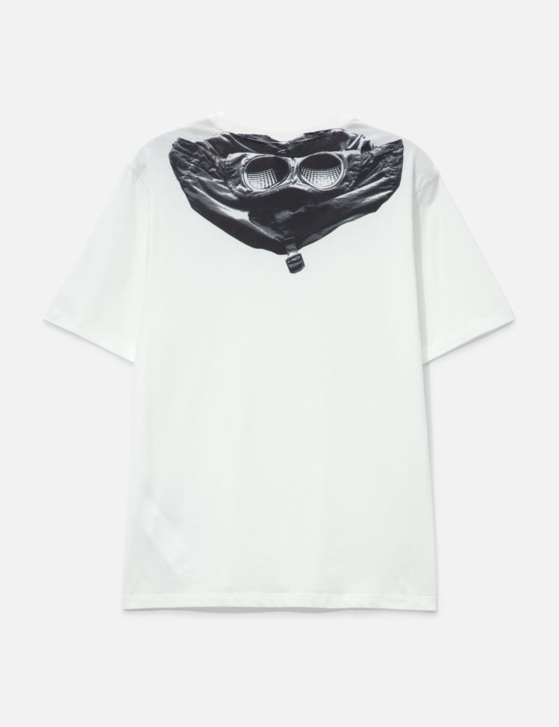 C.P. Company レンズTシャツ　アイボリー C.P. Company 30/1 Jersey Short Sleeve Goggle T-Shirt - Regular-fit