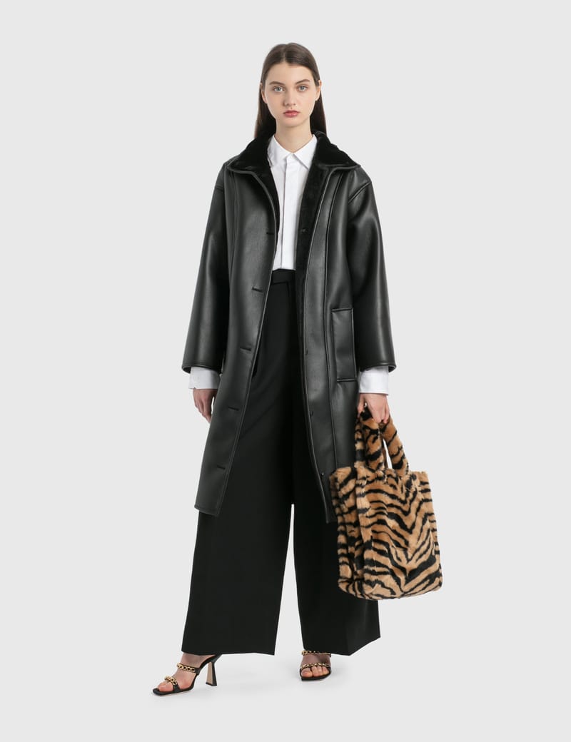 USED STAND STUDIO KRISTA フェイクレザーコート 40 L Stand Studio - Krista Coat | HBX