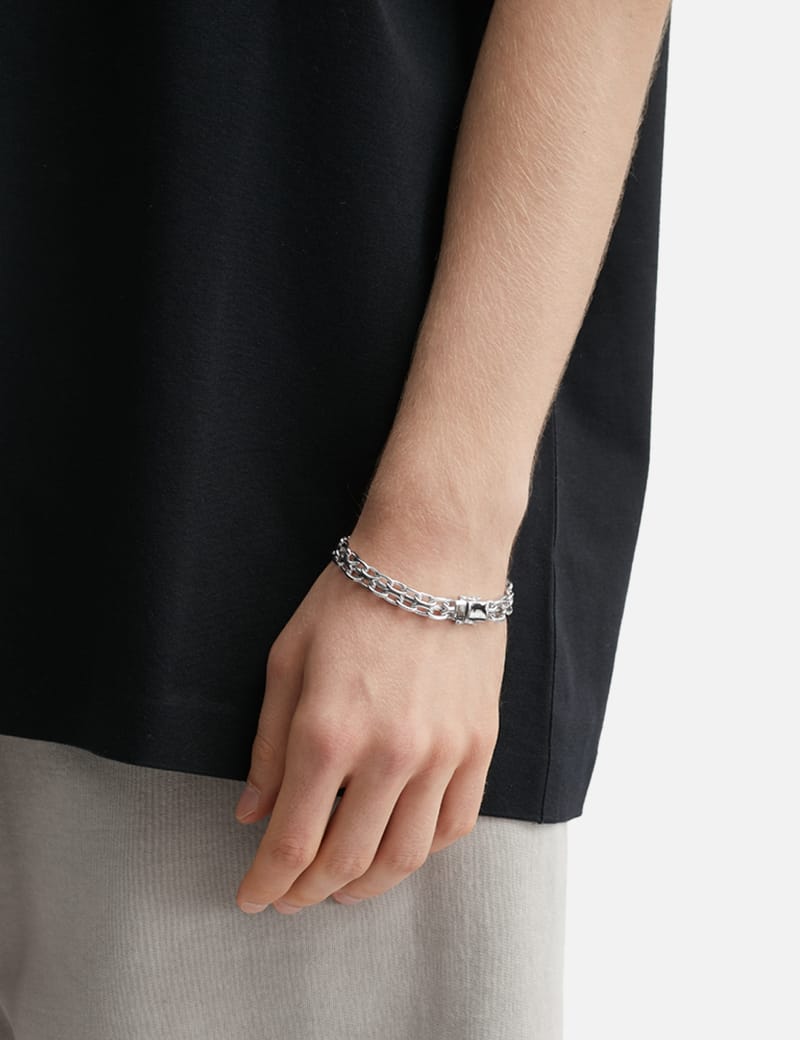 カーブチェーン 7\" CURB BRACELET L Tom Wood Tom Wood - Curb Bracelet L | HBX