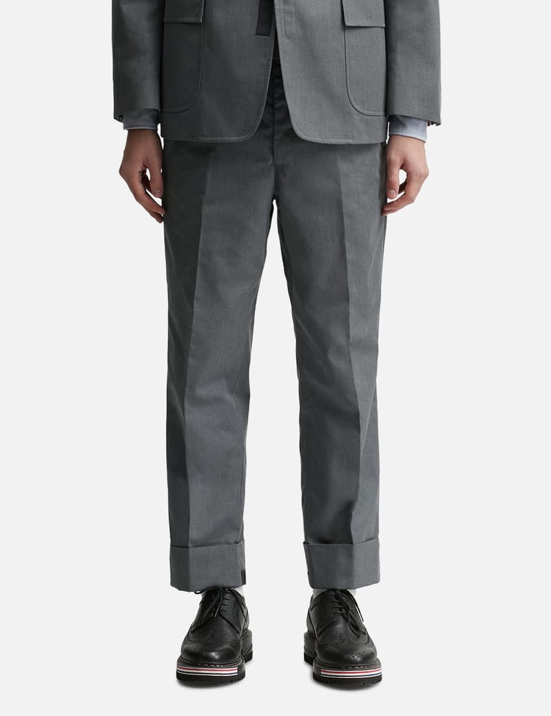 Thom Browne - Cropped Straight Leg Trousers | HBX - Globally