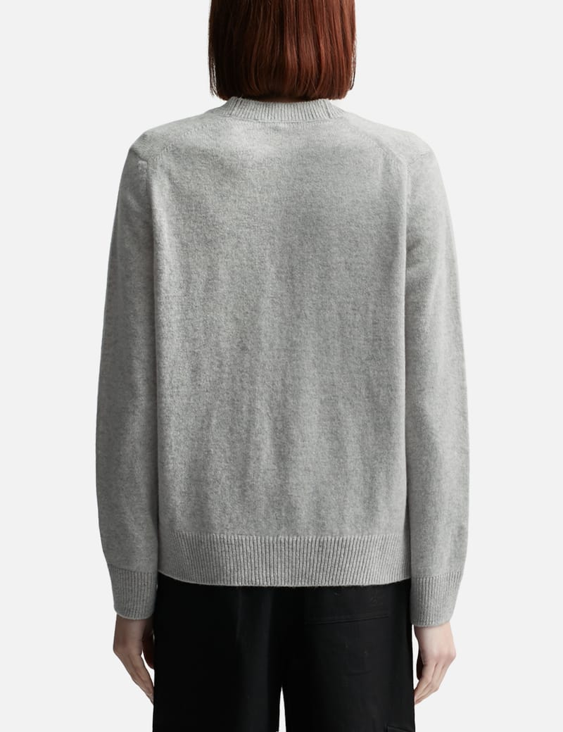 Maison Kitsuné - Baby Fox Patch Boxy Cardigan | HBX