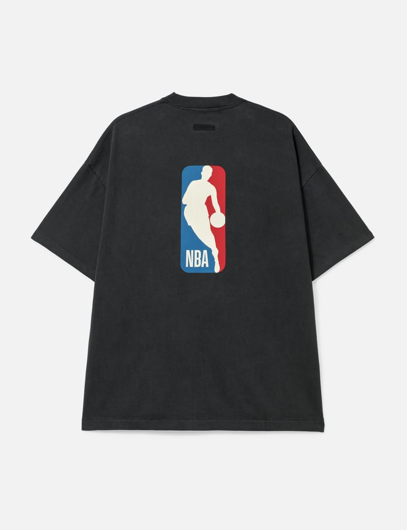 Fear of God Essentials NBA 90'S T-Shirt - Black cotton crewneck