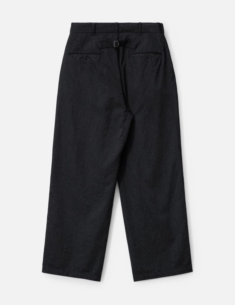 Nanamica - Wool Gabardine Pleat Pants | HBX
