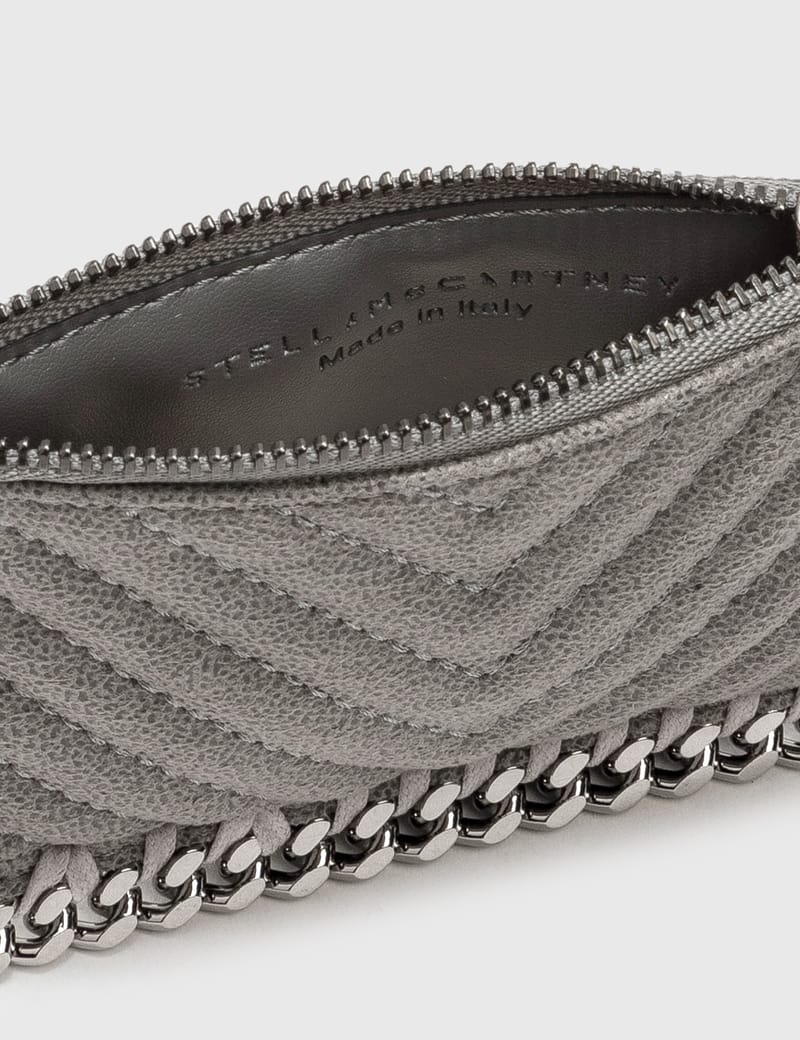 STELLA MCCARTNEY ファラベラ シェブロン キルティングカードホル Stella McCartney - ファラベラ シェブロン キルティングカード