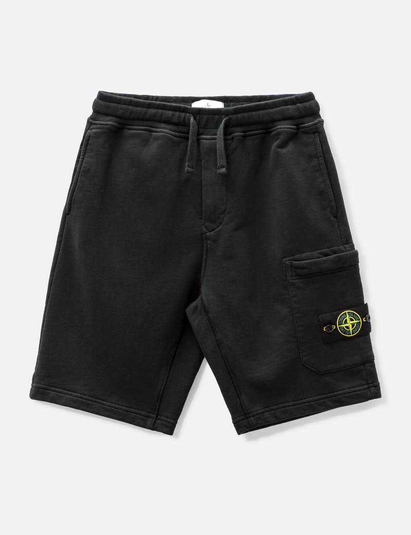 Stone Island - Cotton Sweat Shorts | HBX - Globally Curated