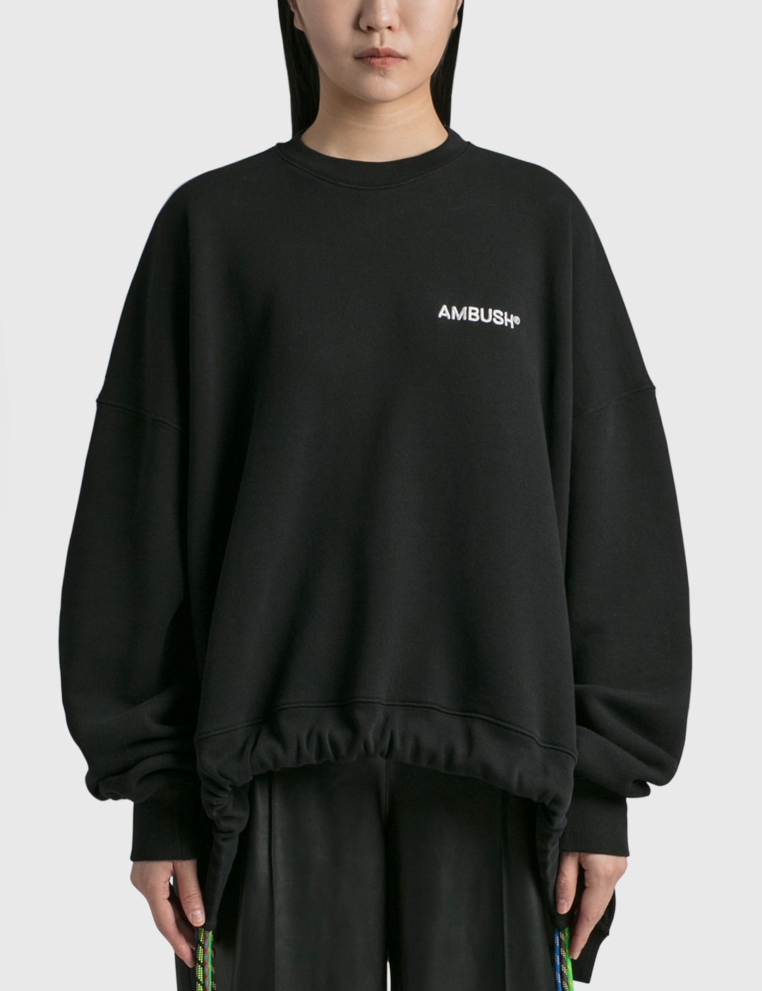 1200~Asymmetric MULTICORD Crewneck Sweatshirt main image 0