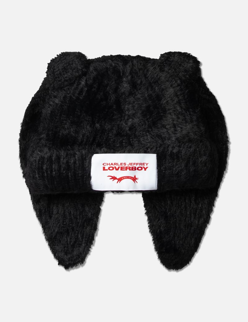 Charles Jeffrey Loverboy - FLUFFY CHUNKY RABBIT BEANIE | HBX