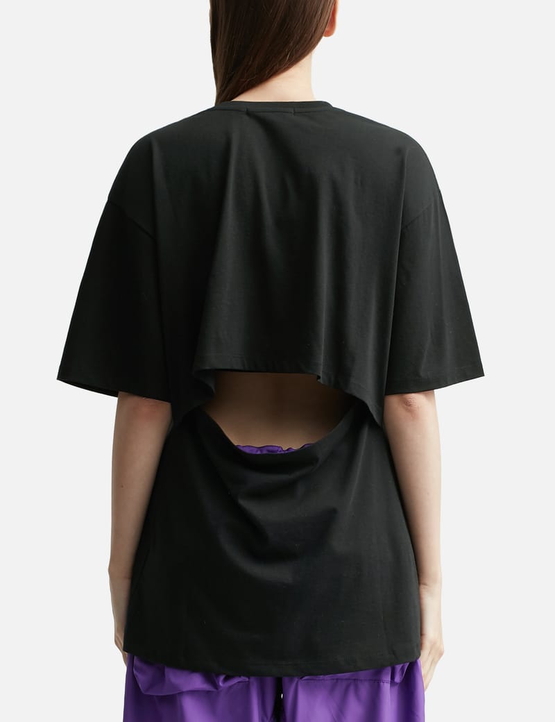 Open YY - BACK SLIT SYMBOL TEE | HBX - Globally Curated