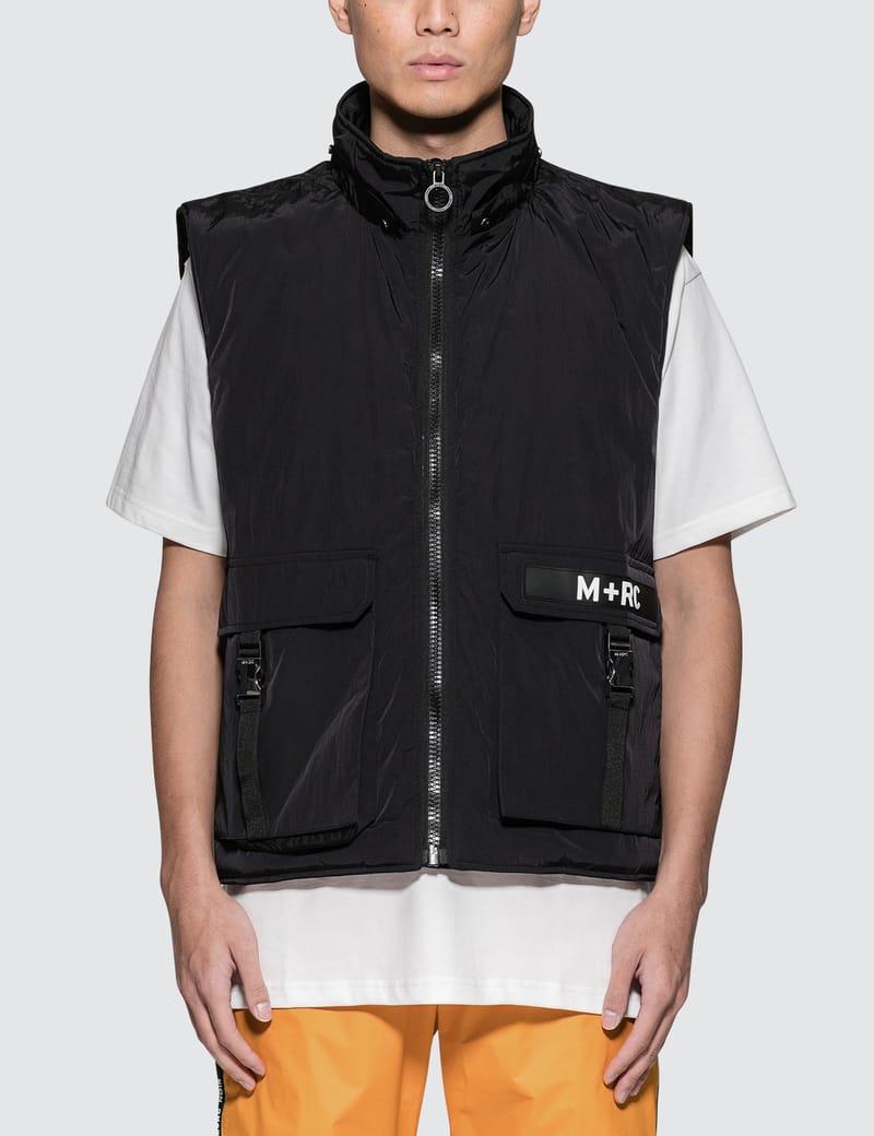M+RC NOIR マルシェノア Padded Vest 中綿ベスト マンゴー M+RC NOIR マルシェノア Padded Vest 中綿ベスト マンゴー M+RC