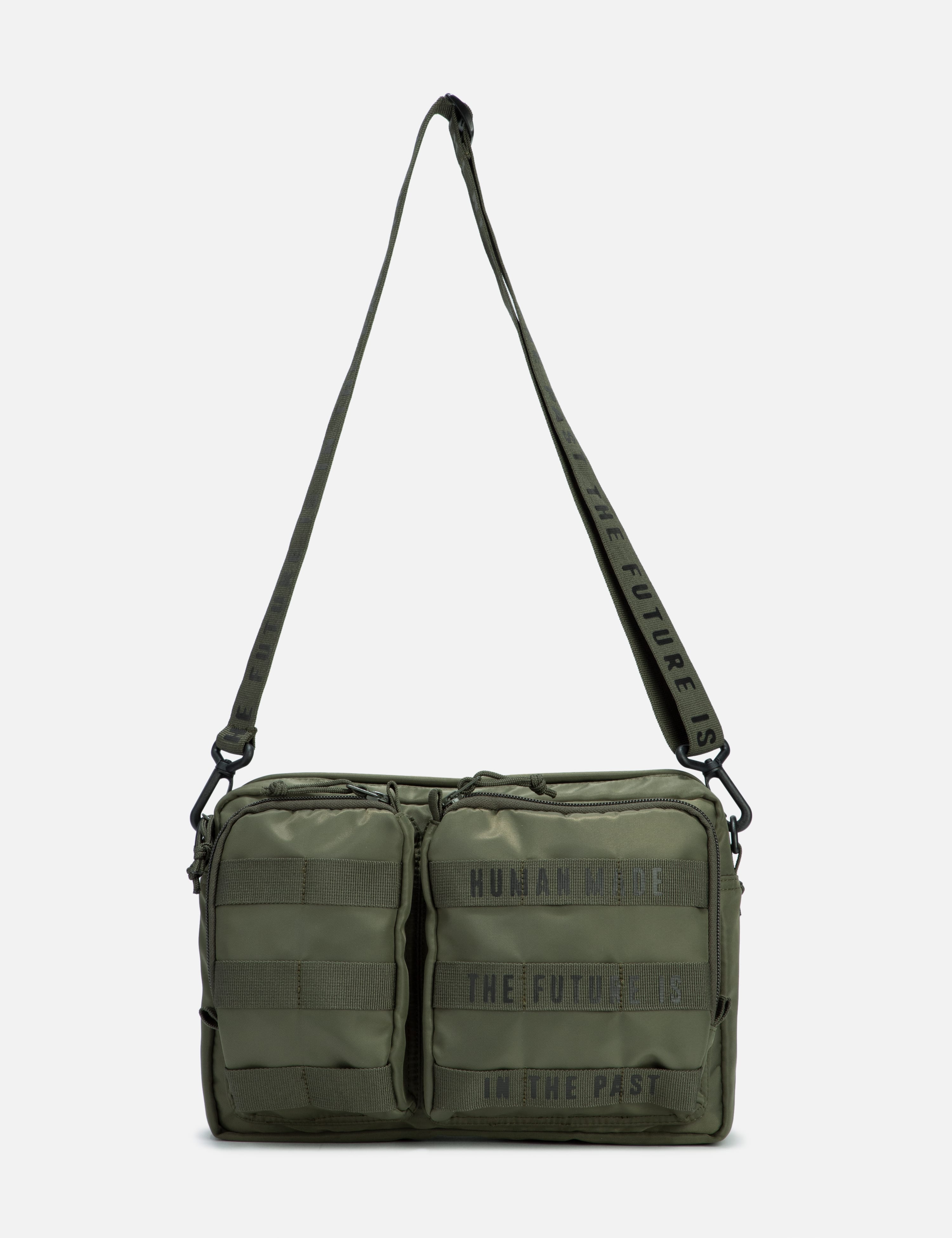 Human Made - MESSENGER BAG LARGE | HBX - Globally Curated 
