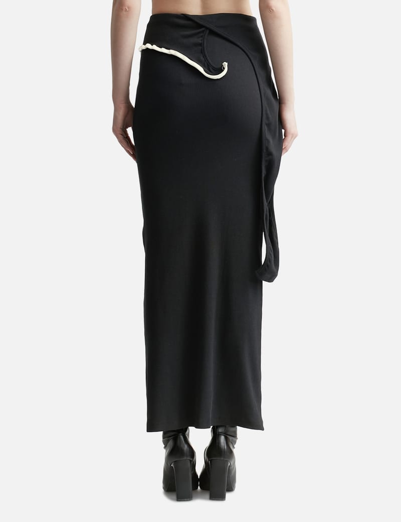 ワンピース OTTOLINGER Women Mid Skirts 10450120401BLK Black Ottolinger Black Mermaid Suit Maxi Skirt Ottolinger