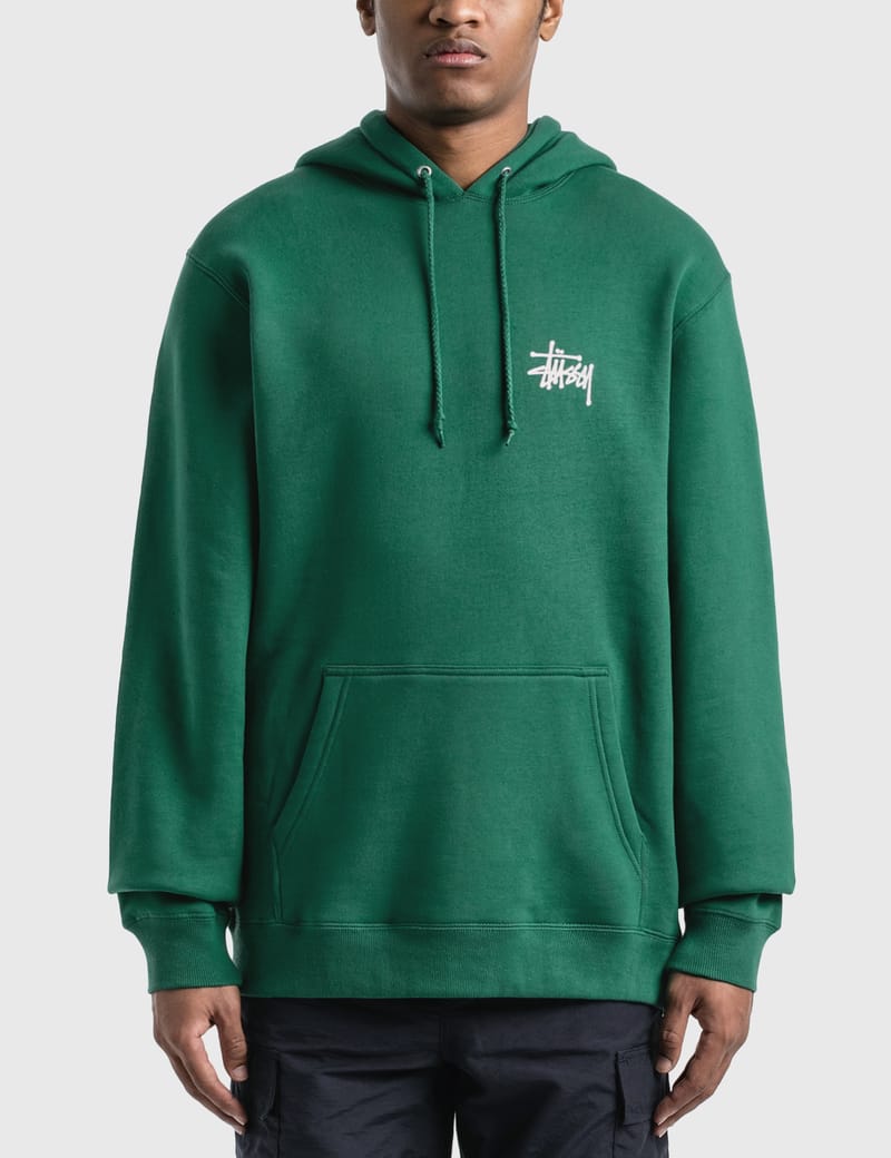 Stussy store hoodie green