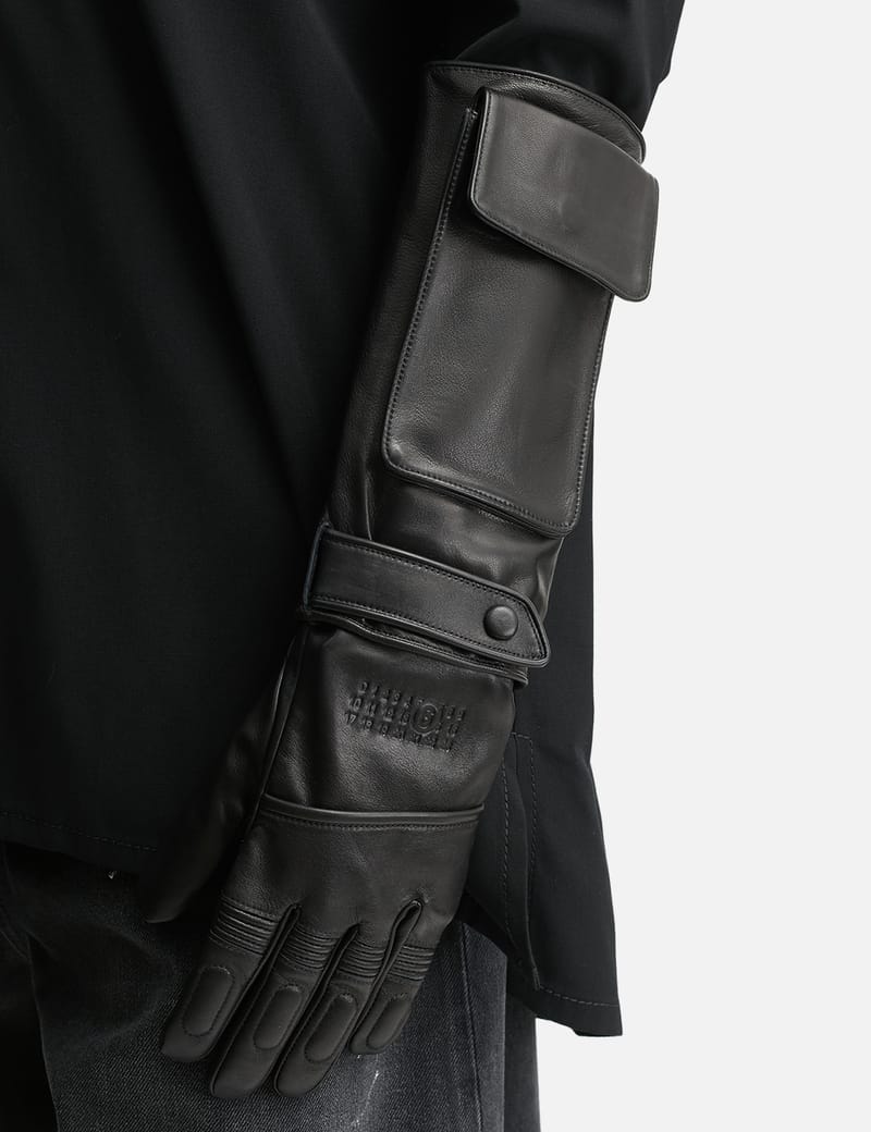 MM6 Maison Margiela MM6 x Agnelle Leather Gloves - ラムスキン製