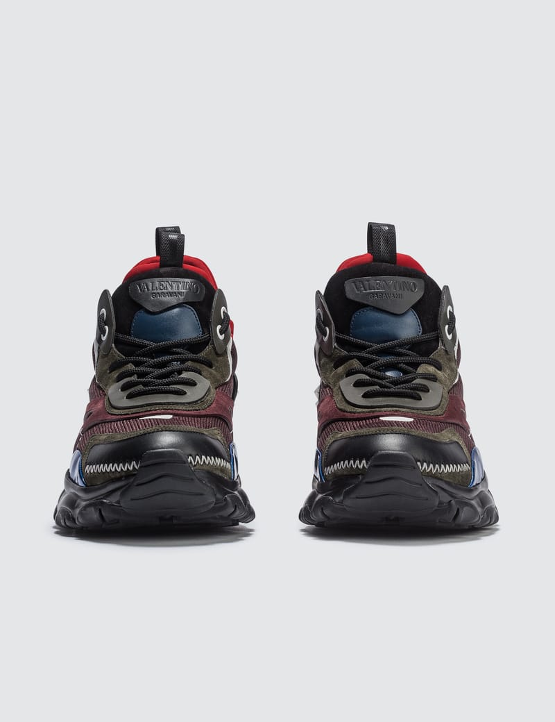 靴 Valentino Bounce VLTN Mid Top Sneaker Valentino - Valentino Garavani Bounce Mid Top Sneaker | HBX