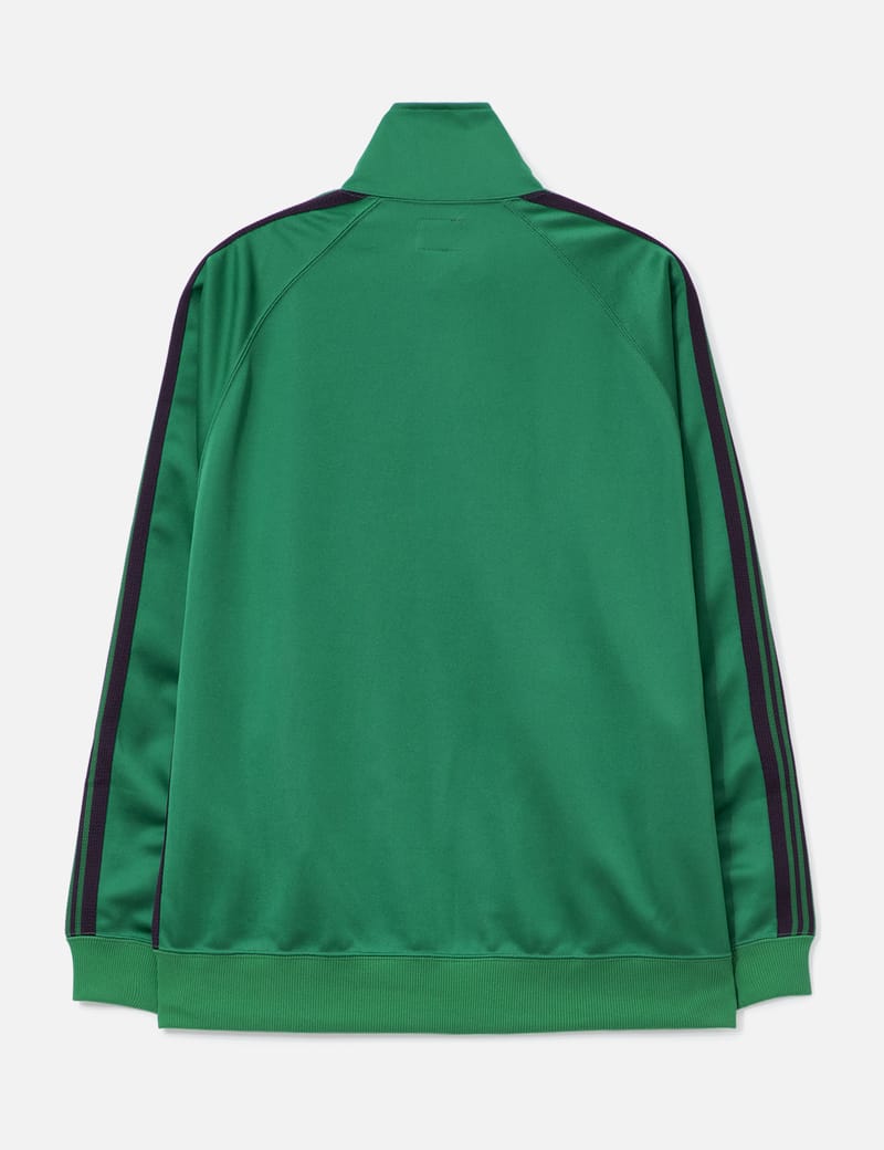 Needles Track Jacket - 新品グリーンのトラックジャケット、刺繍入り