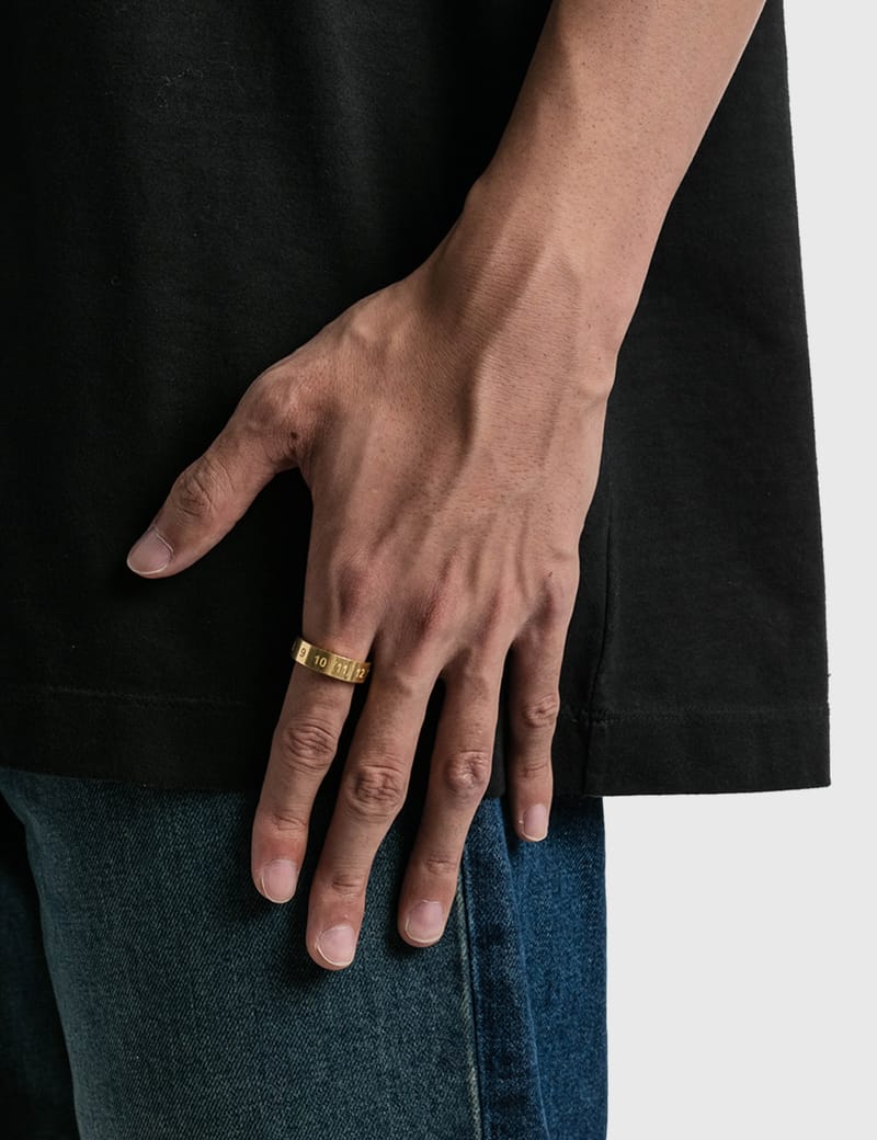 Maison Margiela - Number Logo Ring | HBX - Globally Curated