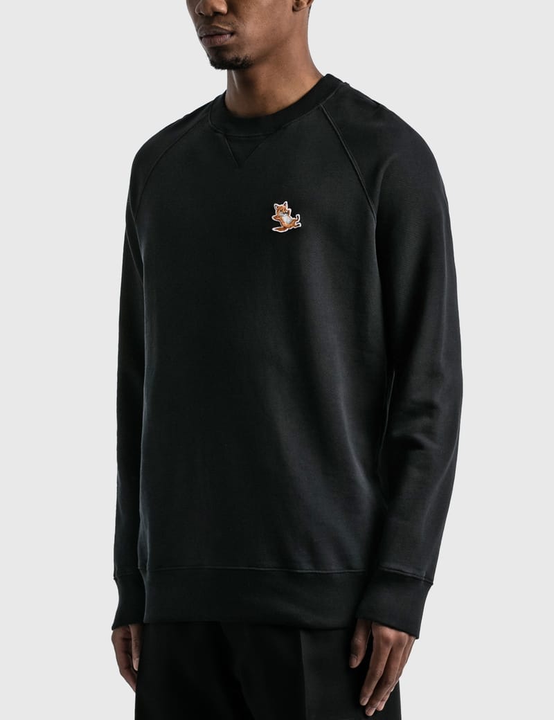 Maison Kitsuné - Chillax Fox Patch Classic Sweatshirt | HBX