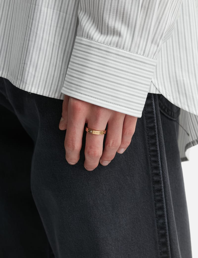 Maison Margiela ゴールドパールスクエアカフリンクス Maison Margiela ゴールドパールスクエアカフリンクス Maison Margiela