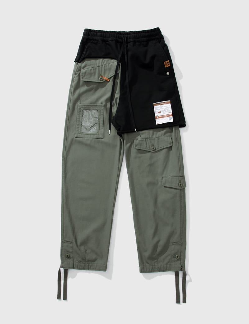 Maison Mihara Yasuhiro - Fleece Combined Chino Pants | HBX