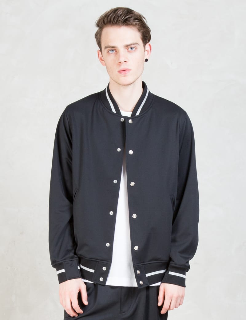 Mastermind Japan - Arch Logo Varsity Jacket | HBX - ハイプ