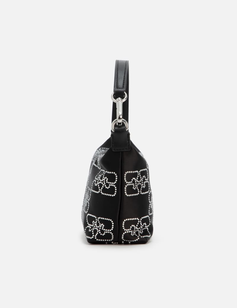 Ganni - Butterfly Small Pouch Satin Sparkle | HBX - ハイプ