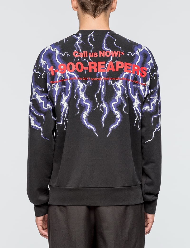 Alexander Wang - Lightning Collage Loopback Sweatshirt | HBX