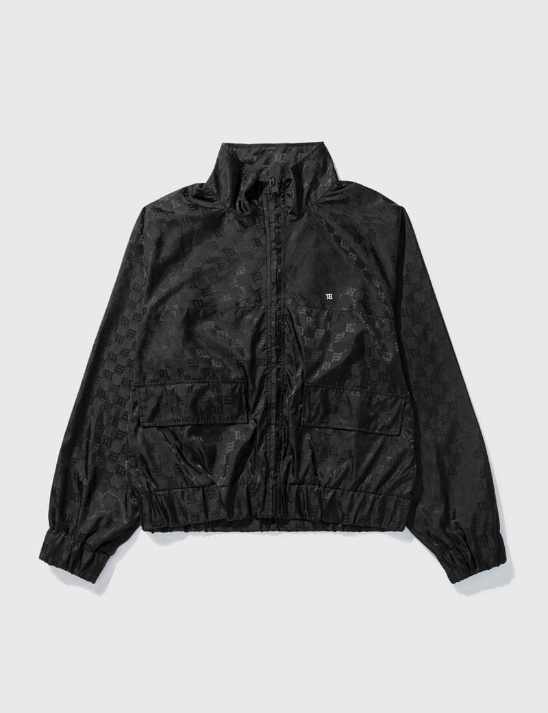 Misbhv - Black Monogram Nylon Track Jacket | HBX - Globally