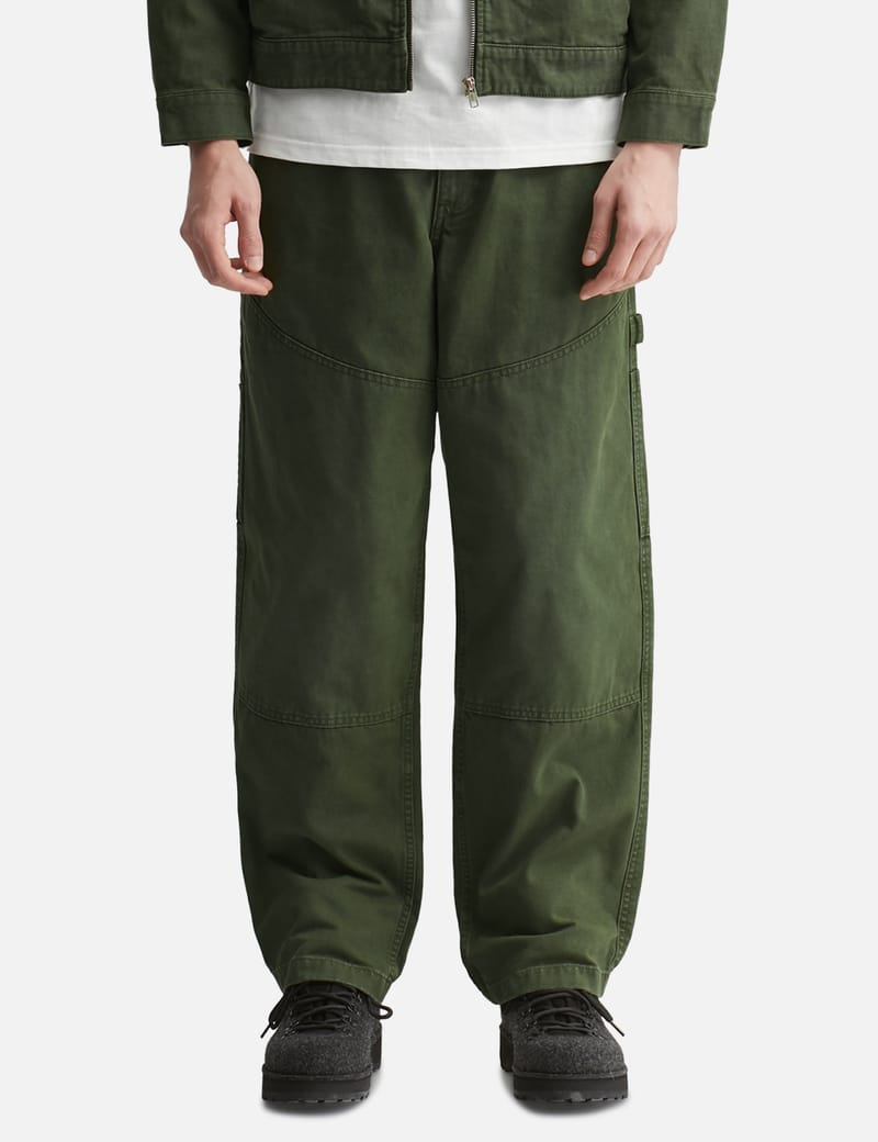 Gramicci Taos Canvas Pant - 機能性と快適さを備えた、モスカラーの