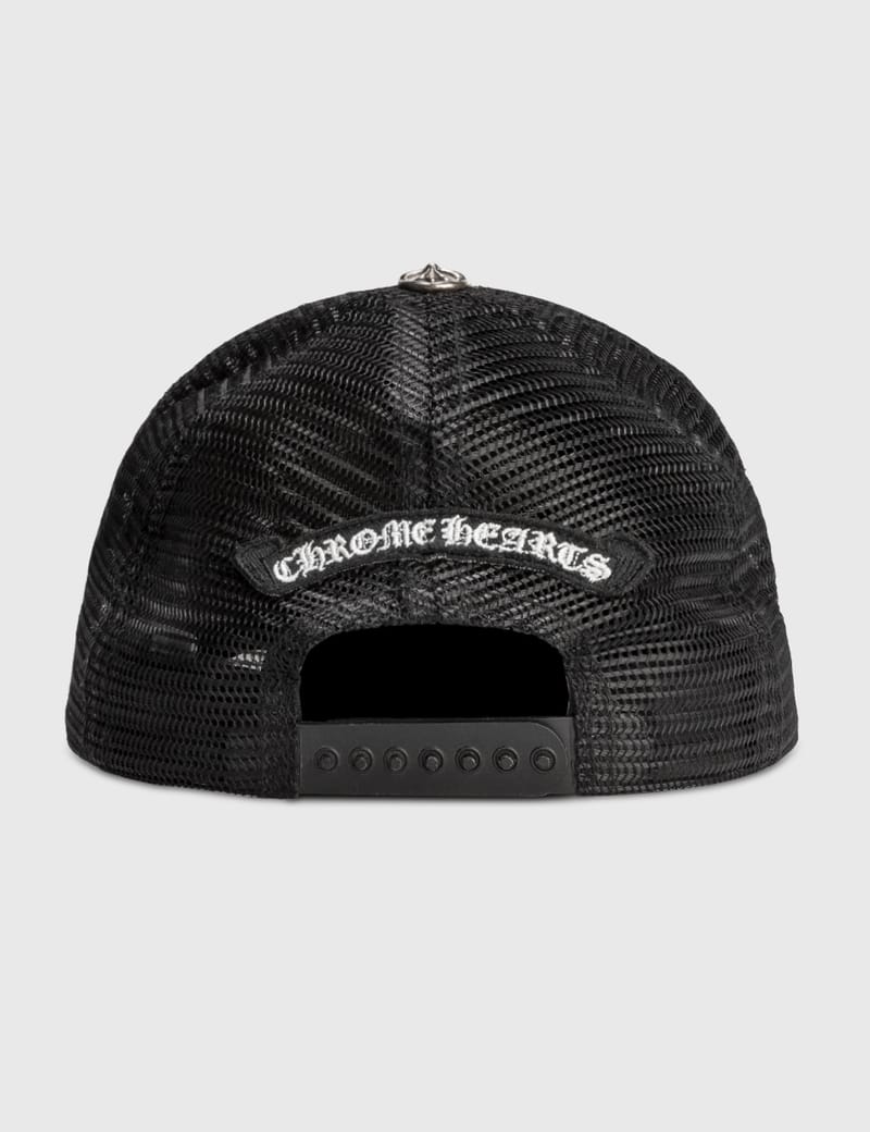 CHROME HEARTS - CHROME HEARTS MOUTH LEATHER PATCH CAP | HBX - HYPEBEAST  為您搜羅全球潮流時尚品牌