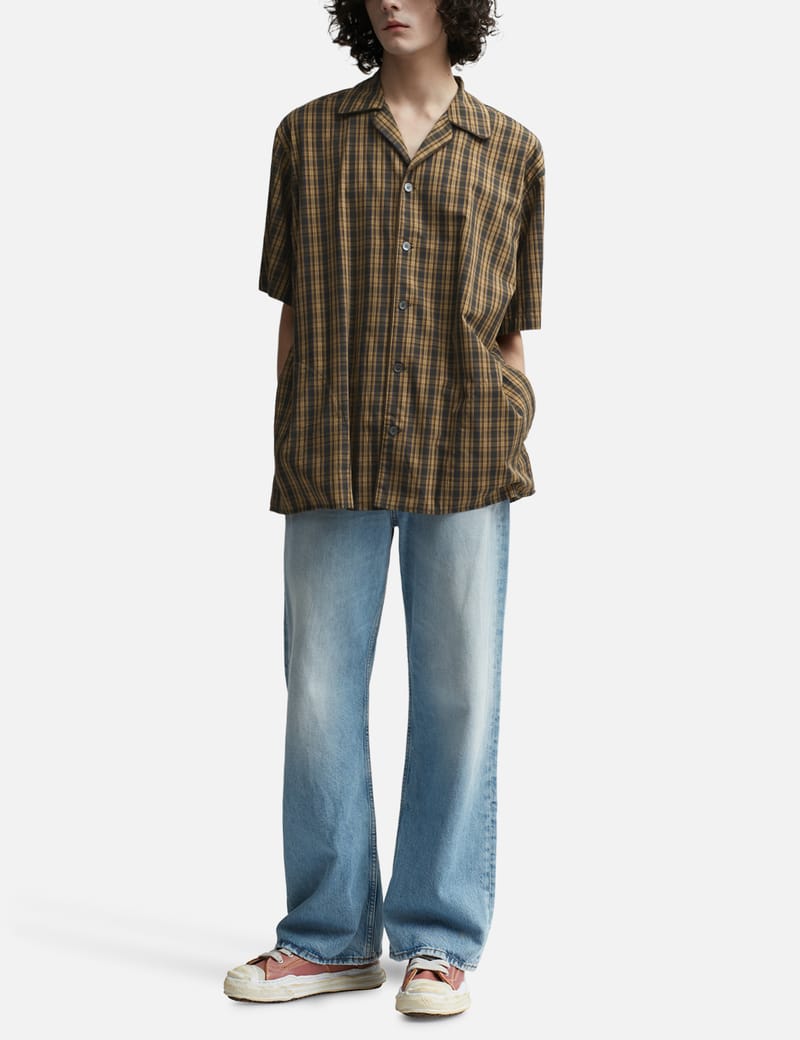 WOOL CHECK SHIRT / BLUE – SC WEB STORE