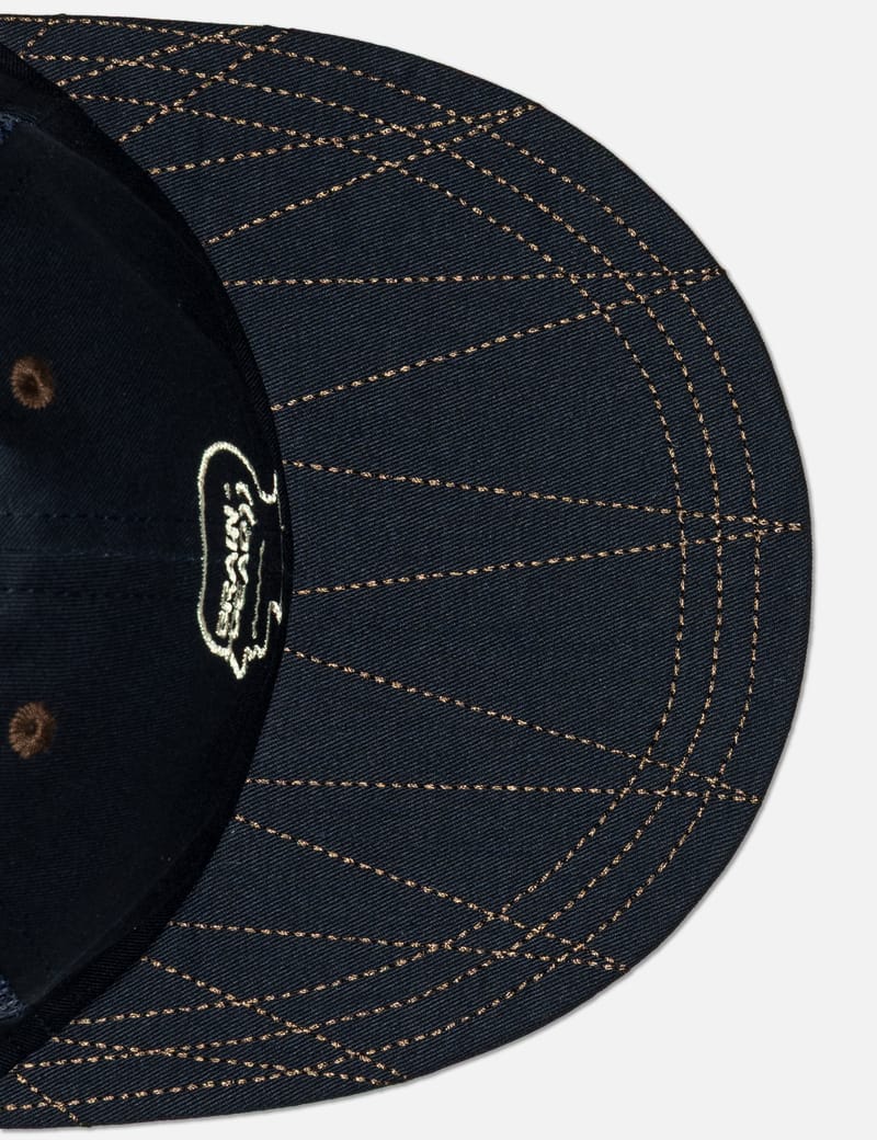 【新品未使用】BRAINDEAD / LOGOHEAD LONGBRIM HAT Logohead Long Brim Mesh Panel Hat - Navy – Brain Dead