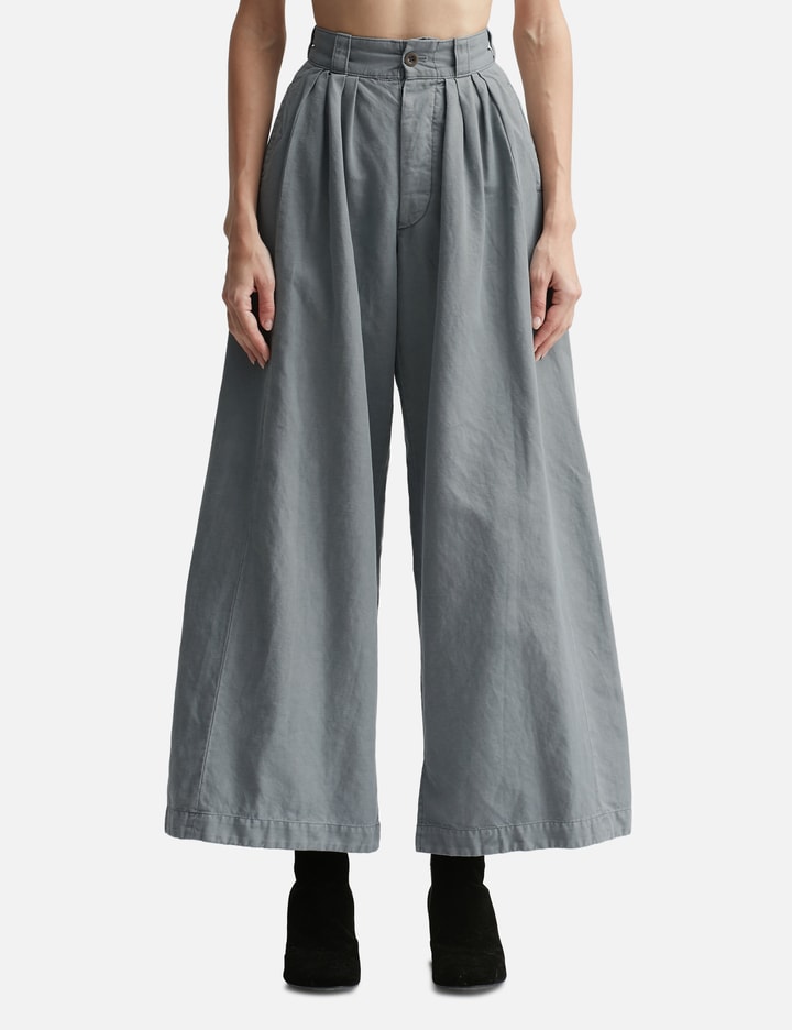 Maison Margiela Cotton Linen Canvas Trousers HBX Globally Curated