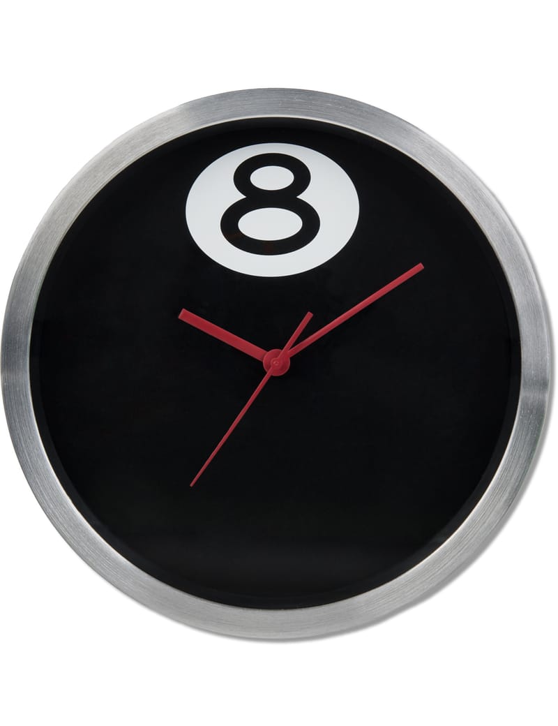 送料無料 百貨店 Stüssy - and Fashion Curated Globally - HBX | Clock 8-ball インテリア時計