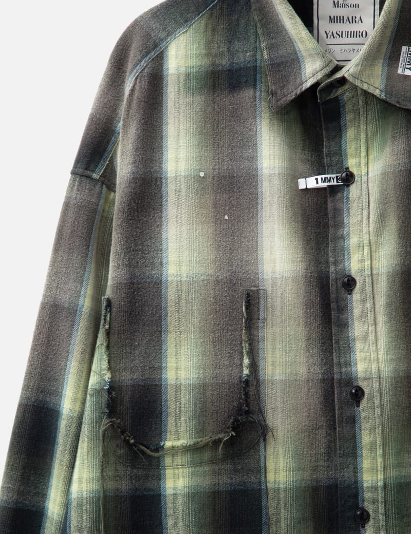 トップス Rare MIHARA YASUHIRO check shirts Maison MIHARA YASUHIRO ONLINE STORE（メゾンミハラヤスヒロ