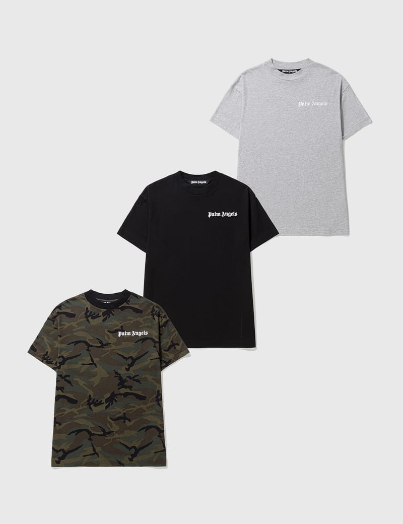 Palm Angels - 3-Pack Camo T-shirt | HBX - Globally Curated Fashion