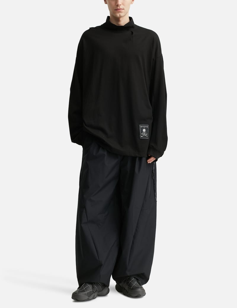 Mastermind Japan - Boxy Tuck High Neck Long Sleeve T-Shirt | HBX