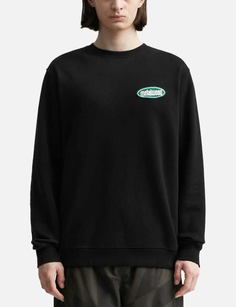 METALWOOD STUDIO - OVAL LOGO CREWNECK SWEATSHIRT | HBX - Globally