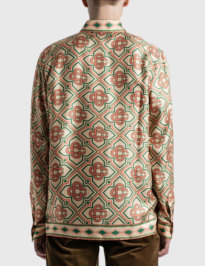Casablanca - Printed Silk Twill Shirt | HBX - Globally Curated Fashion ...