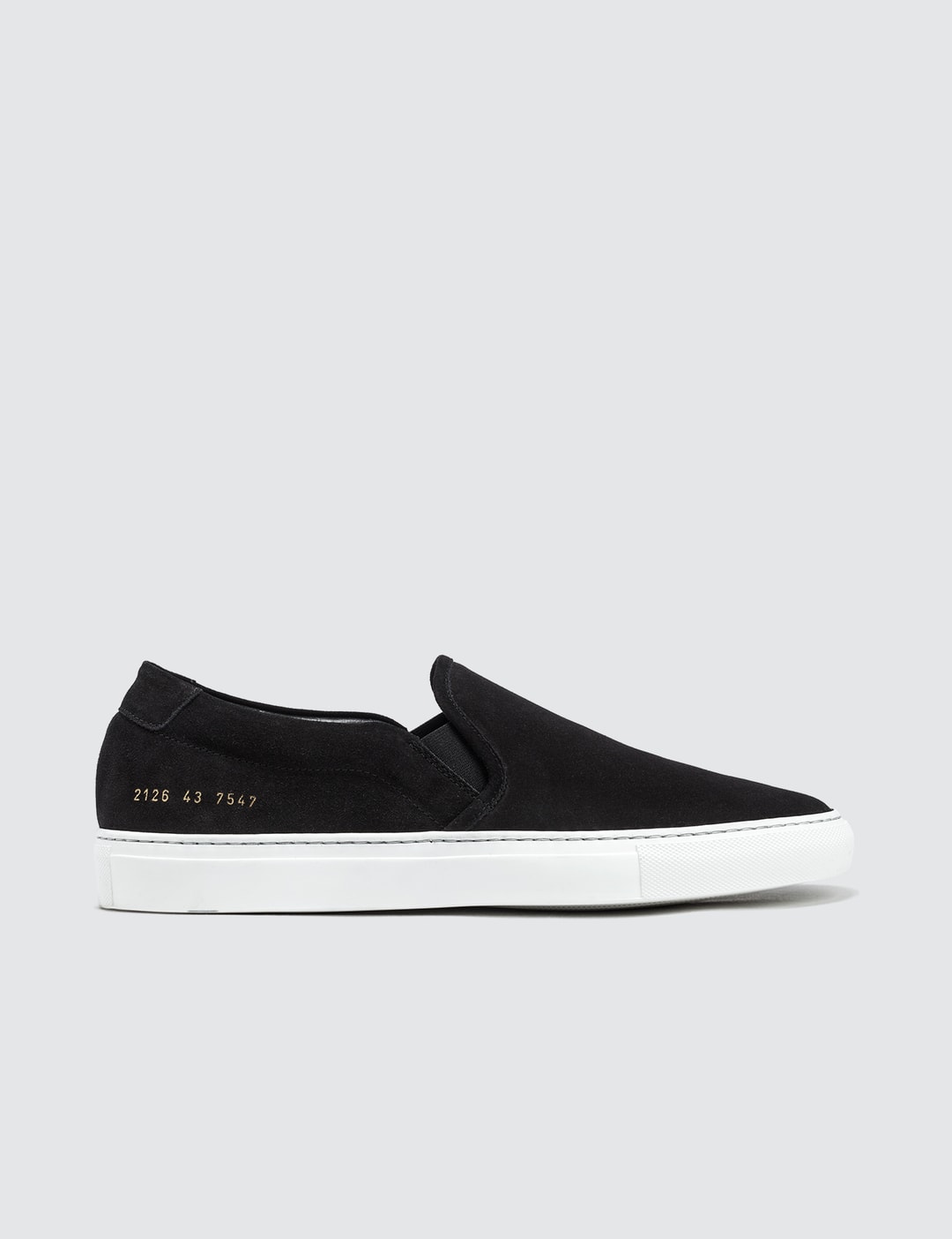 Common Projects - Slip On In Suede | HBX - Globally Curated Fashion and Lifestyle by Hypebeast