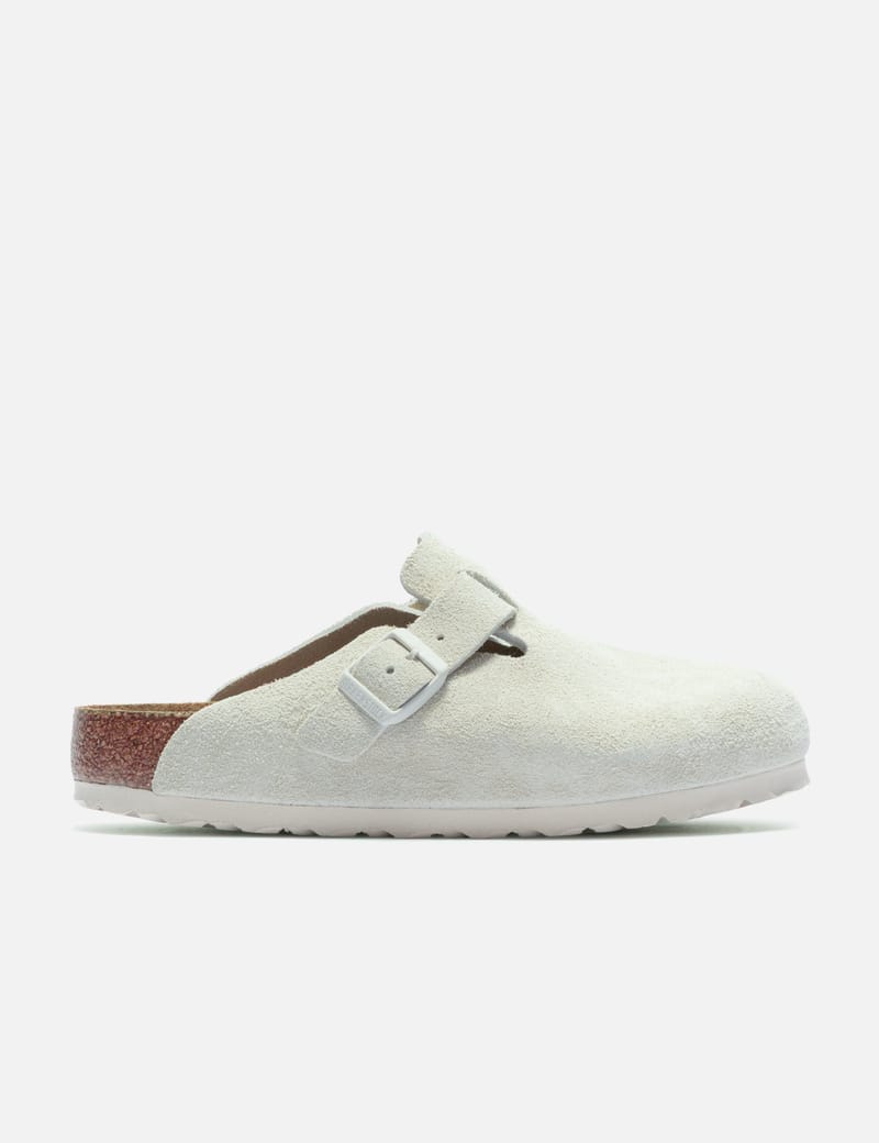 Birkenstock Boston Soft Footbed - Suede clog with soft cork
