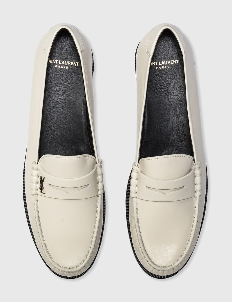 ローファー・オックスフォード Saint Laurent 'Monogramma' loafers Saint Laurent Le Loafer Monogram Penny Loafer (Women
