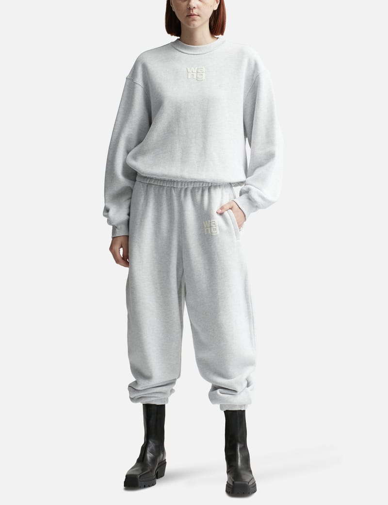 パンツ T BY ALEXANDER WANG 'Essential Terry' joggers Gray Alexander Wang Essential Terry Classic Jogger Sweatpants